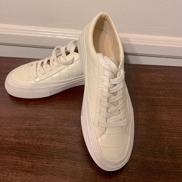 💕Via spiga samarah platform leather sneaker💕 size 5 - Picture 4 of 8